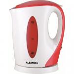 Fierbator Albatros Aquaria 1.7L 2200W Oprire automata Alb-Rosu