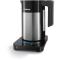 Fierbator apa Bosch TWK7203, 2200 W,1.7 L, setare 7 temperaturi, Keep Warm Function,Filtru anti-calcar detasabil, Negru/Inox