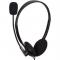 Gembird microphone & stereo headphones MHS-123 with volume control, black color