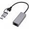GEMBIRD USB 2.5G Gigabit network adapter space grey