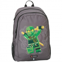 Ghiozdan scoala Easy LEGO Core Line - design NinjaGo, Green