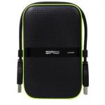 Hard Disk portabil Silicon Power Armor A60 1TB, USB 3.0, 2.5 inch, Black-Green