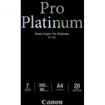 Hartie fotogr. Canon PT101 Pro Platinum Photo | 300g | A4 | 20 de foi