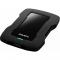 HDD Extern ADATA Durable HD330 4TB, Shock Sensor, 2.5, USB 3.2, Negru