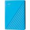 HDD extern WD My Passport 4TB, 2.5, USB 3.2 Gen1, Albastru