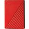 HDD extern WD My Passport 4TB, 2.5, USB 3.2 Gen1, Rosu