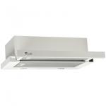 Hota Telescopica Incorporabila Tornado Storm 700 (50), 1 motor, latime 50 cm, 3 viteze, absorbtie 700 m3/ora, Alb