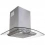 Hota tip Cupola Tornado Eva 1200 (60) LED, 1 motor Turbo, latime 60 cm, 3 viteze, absorbtie 1200 m3/ora, filtru anti-grasimi aluminiu 5 straturi, Inox