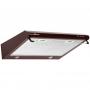 Hota traditionala Tornado Bona 10 (50) LED, 1 motor, latime 50 cm, absorbtie 380 m3/ora, filtru anti-grasimi aluminiu 5 straturi, Maro