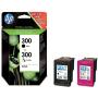 HP CN637EE Set combo HP 300 negru + tricolor D2560/F4280