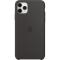 Husa silicon Apple iPhone 11 Pro Max, negru (mx002zm/a)