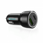 Incarcator de masina cu 2 porturi Tip A + Tip C AlecoAir G20-CC2S  Fast Charge