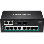 Industrie 10Port Gbit PoE+ Metall