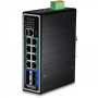 Industrie 12Port Gbit ManagedL2+ PoE+ Metall