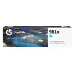 Ink HP 981X cyan | 10 000 pgs | HP PageWide Enterprise 556/586