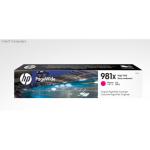 Ink HP 981X magenta | 10 000 pgs | HP PageWide Enterprise 556/586