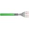 Installation cable cat.8.2, S/FTP, Dca, AWG 22/1, LSOH, 100m, green