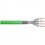 Installation cable cat.8.2, S/FTP, Dca, AWG 22/1, LSOH, 100m, green