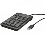Keypad Trust Xalas 22221, USB (Negru)