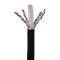 KIU6OUTZ305 networking cable 305 m Cat6 U/UTP (UTP) Black