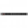 LANBERG POWER STRIP PDU RACK (1U, 16A,2XC19,8XC13)