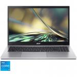 Laptop 15.6` Aspire 3 A315-59, FHD IPS, Procesor Intel Core i5-1235U (12M Cache, up to 4.40 GHz, with IPU), 16GB DDR4, 512GB SSD, Intel Iris Xe, No OS, Pure Silver