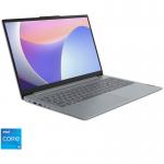 Laptop 15.6` IdeaPad Slim 3 15IAH8, FHD, Procesor Intel Core i5-12450H (12M Cache, up to 4.40 GHz), 8GB LPDDR5, 512GB SSD, Intel UHD, No OS, Arctic Grey