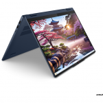 Laptop 2-in-1 IdeaPad 5 16AKP10, AMD Ryzen AI 7 350, 16 inch Touch, RAM 16GB, SSD 1TB, AMD Radeon 860M, Windows 11, Cosmic Blue