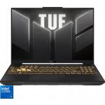 Laptop Gaming 16` TUF F16 FX607VU, FHD+ 144Hz, Procesor Intel Core 5 210H (12M Cache, up to 4.80 GHz), 16GB DDR5, 512GB SSD, GeForce RTX 4050 6GB, No OS, Mecha Gray