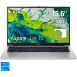 Laptop Laptop Acer Aspire Lite 15 cu procesor Intel® Celeron® N4500 pana la 2.8GHz, 15.6`, Full HD, IPS, 8GB LPDDR4X, 256GB SSD, Intel® UHD Graphic, No OS, Pure Silver