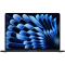 Laptop MacBook Air 15, cu procesor M4, 10 nuclee CPU si 10 nuclee GPU, 24GB RAM, 512GB, Midnight, Tastatura Internationala, Manual RO