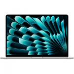 Laptop MacBook Air 15, cu procesor M4, 10 nuclee CPU si 10 nuclee GPU, 24GB RAM, 512GB, Silver, Tastatura Internationala, Manual RO