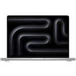 Laptop MacBook Pro 14 cu procesor M4 Pro, 14 nuclee CPU si 20 nuclee GPU, 48GB RAM, 1TB SSD, Silver, Tastatura Internationala