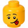 LEGO Cutie depozitare S cap minifigurina  - Silly (40311726)