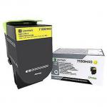 LEXMARK 71B0H40 YELLOW TONER CARTRIDGE