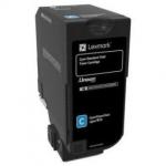LEXMARK 74C20CE TONER CARTRIDGE CYAN