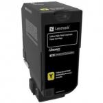 LEXMARK 84C2HYE TONER CARTRIDGE YELLOW