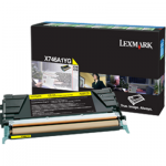 Lexmark Toner X746A1YG Yellow Return