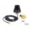 LTE Antenna SMA 2 dBi 3 m RG-174 omnidirectional black outdoor