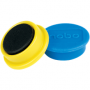 Magneti pentru table NOBO, diametru 32 mm, sustin 7 coli, 10 buc/set, diverse culori