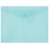 Mapa PP protectie documente A5 landscape, inchidere cu capsa, 10/set, DONAU - verde transparent