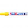 Marker cu vopsea Artline 400XF, corp metalic, varf rotund 2.3mm - galben
