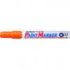 Marker cu vopsea Artline 400XF, corp metalic, varf rotund 2.3mm - portocaliu
