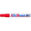 Marker cu vopsea Artline 400XF, corp metalic, varf rotund 2.3mm - rosu