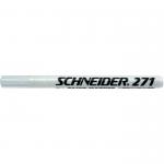 Marker cu vopsea  Schneider Maxx 271, varf rotund 1-2mm - alb
