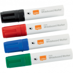 Marker NOBO, pentru table si flipcharturi, varf 5-12 mm, Jumbo, 4 buc/cutie, diverse culori