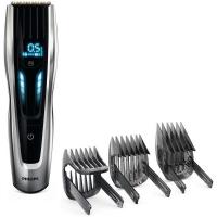 Masina de tuns Philips HC9450/15, Baterie, Interfata Digital Swipe, 400 setari pentru lungime, 0.5-42 mm, Negru/Argintiu