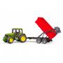 Masinuta cu Telecomanda Tractor John Deere 6920 Tipping trailer