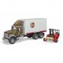 Masinuta MACK Granite UPS Logistics truck with fo