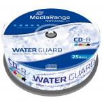 MediaRange CD-R 700MB  25pcs Spindel 52x Waterguard fullpri